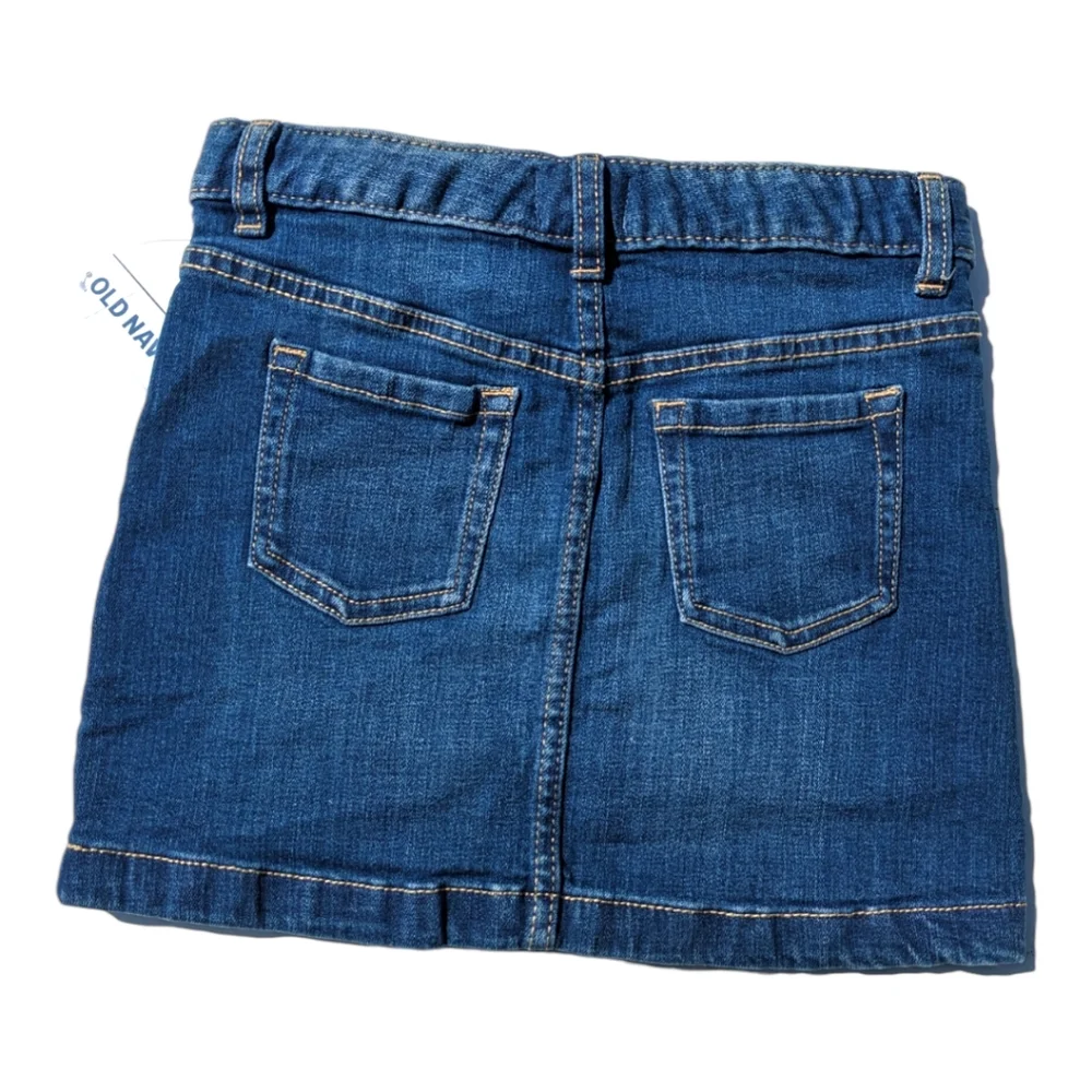 Old Navy Girls size 8 Plus Blue Jean Skirt - Picture 3 of 6